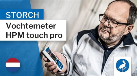 Vochtmeter HPM touch pro: intuïtief en snel de meest  